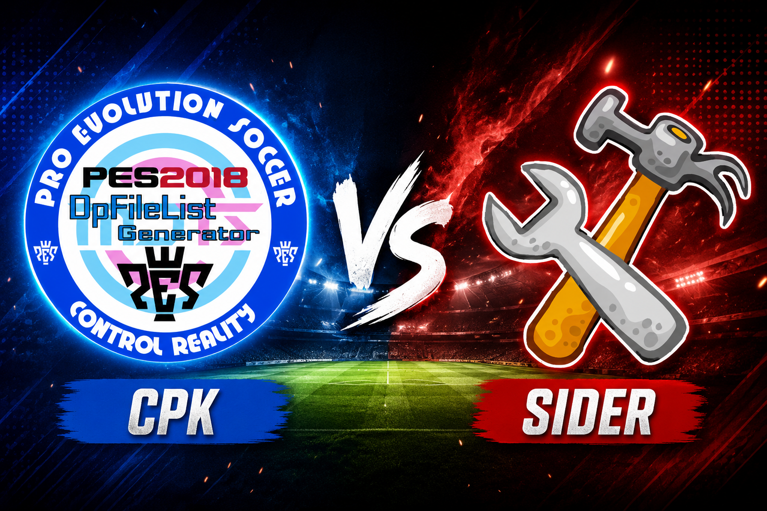 CPK vs Sider en PES 2018: diferencias y cuándo usar cada uno