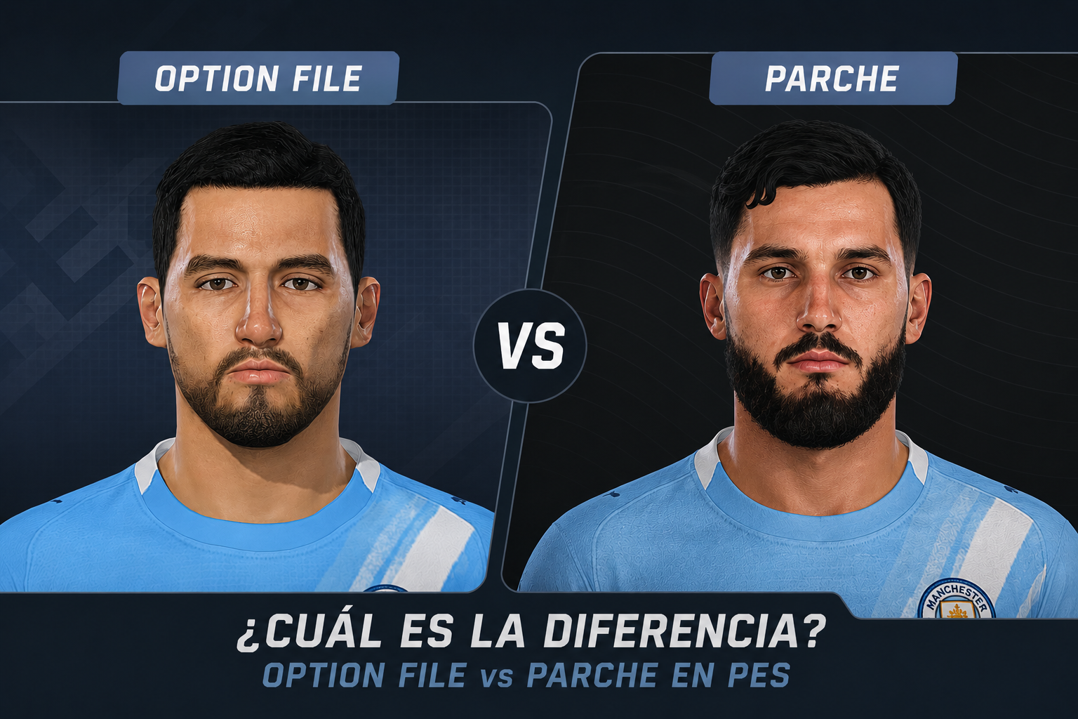 Diferencia entre Option File y Parche en PES: cuál conviene usar?